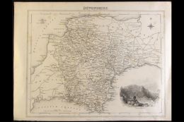 DEVON 1831 Engraved Map By Fisher & Sons, Appr 270 X 205mm For More Images, Please Visit... - Otros & Sin Clasificación