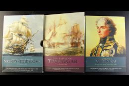 2005 Nelson & Trafalgar Uncirc. £5 Two Coin Set In Folders For More Images, Please Visit... - Sonstige & Ohne Zuordnung