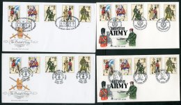 1983 British Army Set On Different Fdc's, Good Cancels, Vgc (5) For More Images, Please Visit... - Other & Unclassified