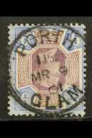 1887-92 9d Purple & Blue, SG 209, Porth - Glamorgan Cds For More Images, Please Visit... - Other & Unclassified