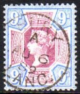 1887-92 9d Jubilee, SG 209, VFU With Choice Dated BURY Cds For More Images, Please Visit... - Otros & Sin Clasificación