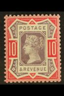 1887-92 10d Dull Purple & Carmine, SG 210, VF NHM. For More Images, Please Visit... - Sonstige & Ohne Zuordnung