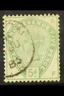 1883-84 5d Dull Green, SG 193, Fine Cds Used For More Images, Please Visit... - Other & Unclassified
