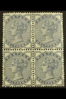 1883-84 ½d Slate-blue, SG 187, Block Of Four NHM. For More Images, Please Visit... - Andere & Zonder Classificatie