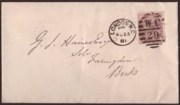 1881 1d Lilac Die I (14 Dots), SG 170, FU On Cover For More Images, Please Visit... - Other & Unclassified