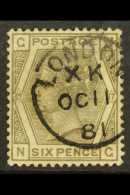 1880-83 6d Grey, Plate 17, SG 161, Fine Cds Used For More Images, Please Visit... - Otros & Sin Clasificación