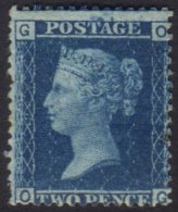 1858-79 2d Blue Pl.9, SG 45, Mint, Minor Faults. Cat £350 For More Images, Please Visit... - Andere & Zonder Classificatie