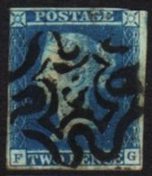 1841 2d Blue Used With Nice Number "3" In MC Cancel,SG 14f,faults For More Images, Please Visit... - Otros & Sin Clasificación