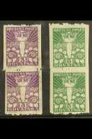 CROATIA 1919 3f & 5f Vertical Pairs IMPERF VERT, Mi 89/90Us, NHM For More Images, Please Visit... - Otros & Sin Clasificación