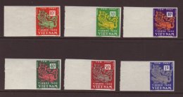 POST DUE 1952 Set IMPERF, NHM Hinged On Selvedge (6) For More Images, Please Visit... - Vietnam