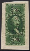 REVENUE 1862-71 $50 Internal Revenue, Scott R101c, Vfu On Piece For More Images, Please Visit... - Other & Unclassified