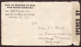 1918 Censored Printed POW Cover To Germany,peripheral Faults For More Images, Please Visit... - Altri & Non Classificati