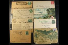 1860-1990 Postal Card Hoard, Used & Unused (90+ Items) For More Images, Please Visit... - Other & Unclassified