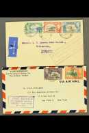 1938 & 1946 Cacheted First Flight Covers To Barbados & To USA (2) For More Images, Please Visit... - Trindad & Tobago (...-1961)