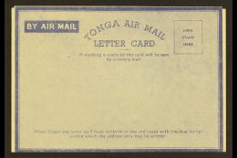 Circa 1950 Formula Air Mail Letter Sheet, Fine Unused. For More Images, Please Visit... - Tonga (...-1970)