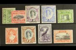 1942-49 Complete Defin Set, SG 74/82, VFM, The 2s6d Is NHM (9) For More Images, Please Visit... - Tonga (...-1970)