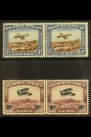 1931 AIR 3d & 10d, SG 86/87, Horiz Pairs VFM. (2) For More Images, Please Visit... - Africa Del Sud-Ovest (1923-1990)
