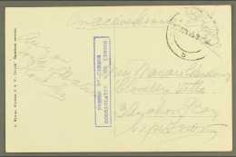 1915 (12 Jun) Ppc With "dumb" Walvis Bay Pmk, Fine Boxed Censor For More Images, Please Visit... - South West Africa (1923-1990)