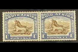 1933-48 1s Brown And Chalky Blue, SG 62, Horiz Pair VF NHM. For More Images, Please Visit... - Unclassified