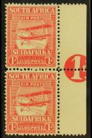 1925 1d Vert Pair With Numeral In Margin, SG 26, NHM For More Images, Please Visit... - Unclassified