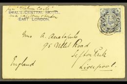 1910 2½d Used On Cover To UK, East London DE 1 10 Pmk For More Images, Please Visit... - Sin Clasificación