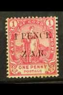 VRYBURG 1899 1 Pence Rose, SG 2, Mint. Thin, Cat £250 For More Images, Please Visit... - Unclassified