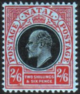 NATAL 1908-09 2s6d Black And Red On Blue, SG 168, NHM For More Images, Please Visit... - Unclassified