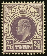 NATAL 1904-08 (Mult CA) 2s6d Purple, SG 157, VFM. For More Images, Please Visit... - Non Classificati