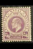 NATAL 1904-08 2s6d Purple, SG 157, Fine Mint, Fresh For More Images, Please Visit... - Unclassified