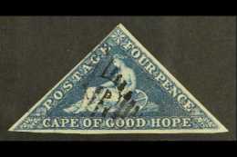 CGH 1855-63 4d Deep Blue, SG 6, 3 Margins, VFU. For More Images, Please Visit... - Ohne Zuordnung