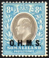 1904-05 O.H.M.S. 8a SG O13, Vf Mint. For More Images, Please Visit... - Somaliland (Herrschaft ...-1959)