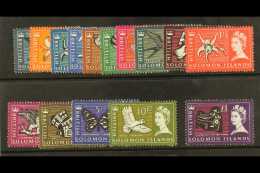 1965 Complete Definitive Set, SG 112/126, NHM (15) For More Images, Please Visit... - Islas Salomón (...-1978)