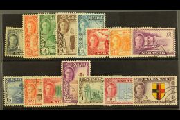 1950 KGVI Definitives Complete Set, SG 171/85, VFU. (15) For More Images, Please Visit... - Sarawak (...-1963)