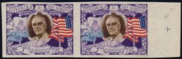 1947 5L Roosevelt, Imperf Pair, Sass 303b, NHM (2) For More Images, Please Visit... - Altri & Non Classificati