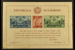 1945 Palace 50th Anniv Imperf Mini-sheet, Sassone 7, NHM For More Images, Please Visit... - Other & Unclassified