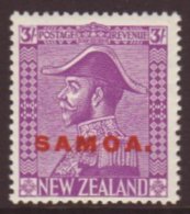 1926-27 3s Pale Mauve (Cowan Paper), SG 170, Nhm For More Images, Please Visit... - Samoa (Staat)