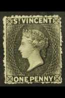 1871 1d Black, Wmk Star, Rough Perf 14 To 16, SG 15, Fine Mint. For More Images, Please Visit... - St.Vincent (...-1979)