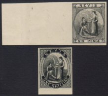 1931 Reprinted Proofs In Black Of 6d And 1s, Very Fine (2 Proofs) For More Images, Please Visit... - San Cristóbal Y Nieves - Anguilla (...-1980)