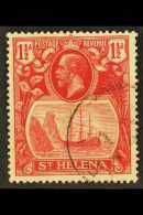 1922-37 1½d Deep Carmine-red, SG 99e, Fine Cds Used For More Images, Please Visit... - Saint Helena Island
