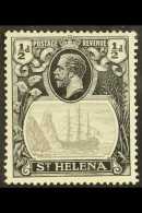 1922-37 ½d With CLEFT ROCK, SG 97c, Mint With Lightly Toned Gum For More Images, Please Visit... - Isla Sta Helena