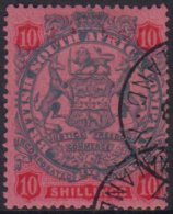 1896-97 10s Slate And Vermilion On Rose SG 50, Vf Cds Used. For More Images, Please Visit... - Andere & Zonder Classificatie