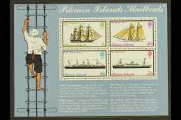 1975 Mailboats Mini-sheet WMK CROWN TO RIGHT, SG MS161w, NHM For More Images, Please Visit... - Islas De Pitcairn