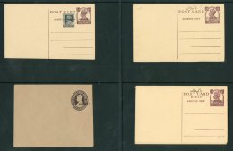 1947 PP Stationery Opt'd Colln, All Diff, Fine Unused (6 Items) For More Images, Please Visit... - Pakistán