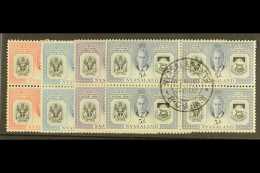 1951 Diamond Jub. Set, SG 167/70, VFU Blocks 4 (16 Stamps) For More Images, Please Visit... - Nyasaland (1907-1953)