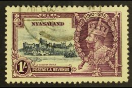 1935 1s Silver Jubilee, SG 126, VFU. For More Images, Please Visit... - Nyasaland (1907-1953)