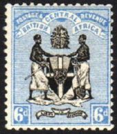 1895 (no Wmk) 6d Black And Blue, SG 24, Fine Mint. For More Images, Please Visit... - Nyasaland (1907-1953)