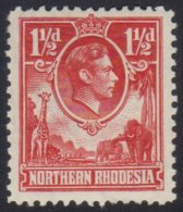 1938-52 1½d Carmine-red SG.29 NHM For More Images, Please Visit... - Rhodesia Del Nord (...-1963)