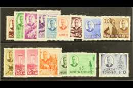 1950-52 Definitive Set, SG 356/70, Very Fine Mint (16 Stamps) For More Images, Please Visit... - North Borneo (...-1963)