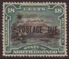 1895 P. Due 18c SG D10, Vf Mint. For More Images, Please Visit Http://www.sandafayre.com/itemdetails.aspx?s=496421 - Noord Borneo (...-1963)