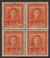 1953 KGVI 2d "fine Paper" CP M6az, Nhm Block Of Four. For More Images, Please Visit... - Other & Unclassified